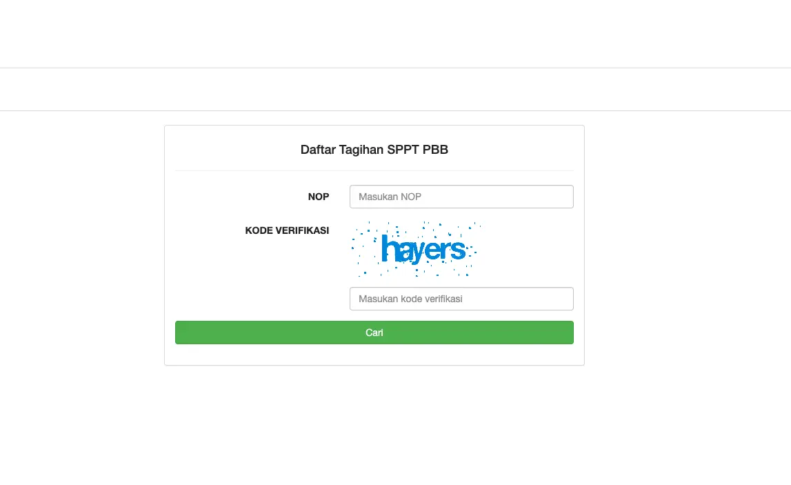 Background for CEK TAGIHAN PBB-P2